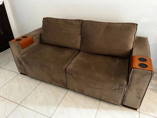 Sofá Retrátil 3 lugares - Marca Top Sofá  - Excelente estado  - Foto 3