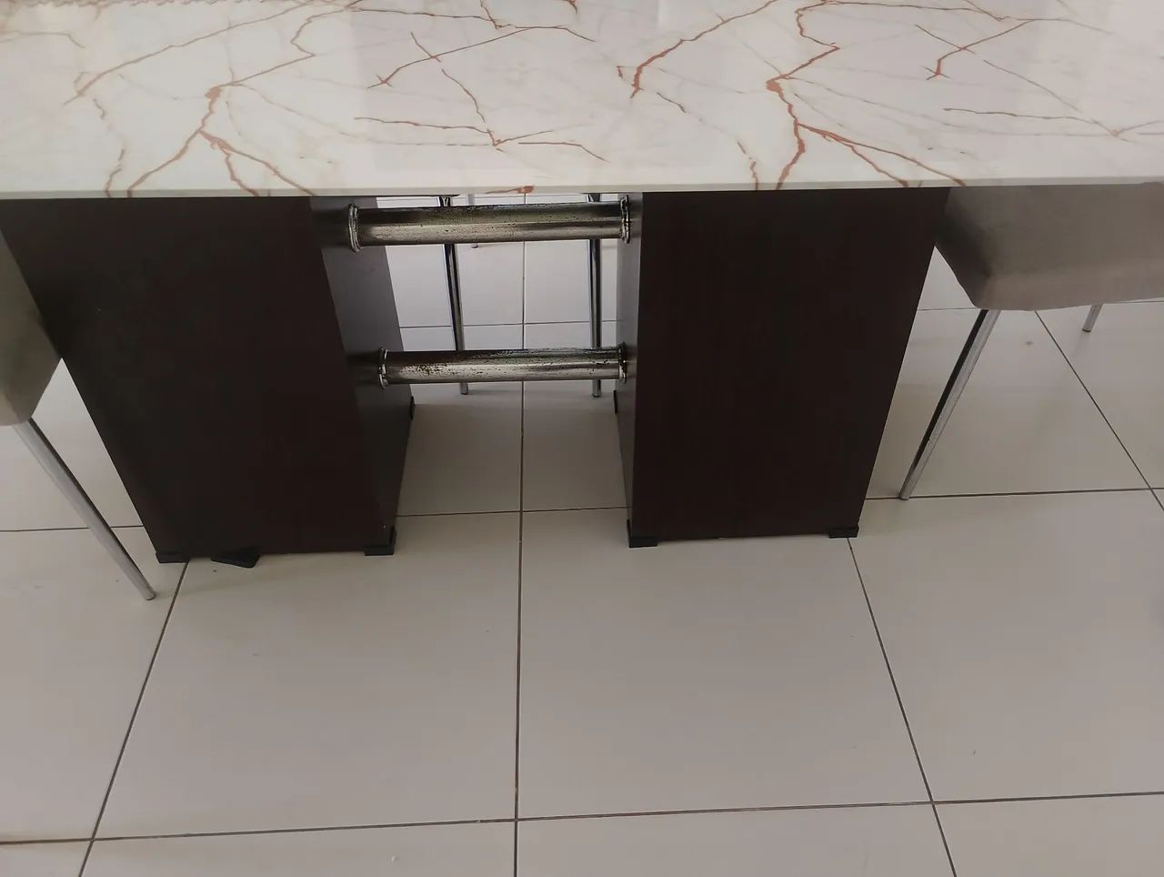 Mesa de jantar vidro 6 cadeiras  - Foto 4