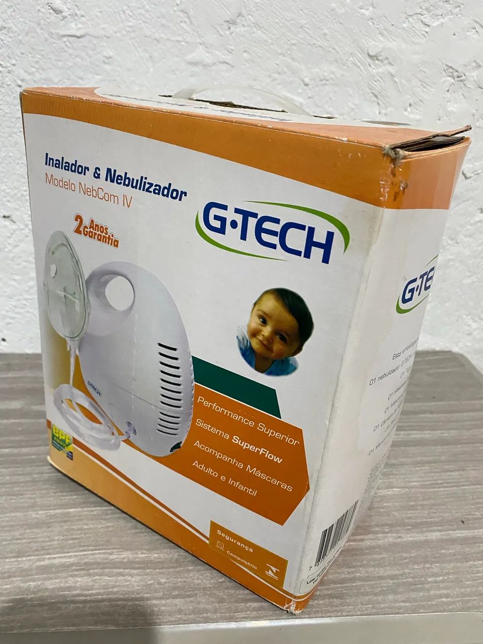 nebulizador de compressor G-Tech modelo NebCom IV - Foto 2