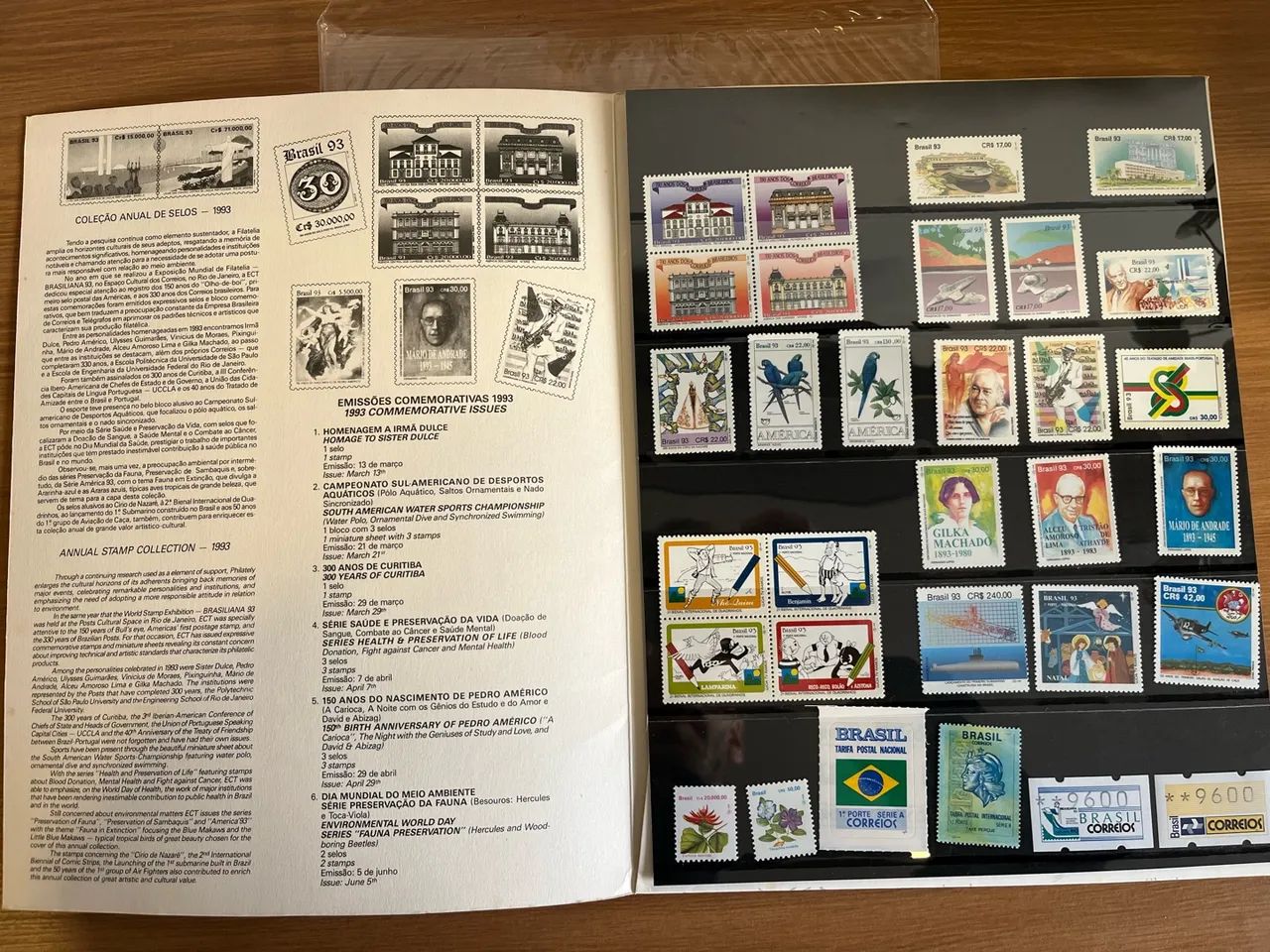 Coleção anual de selos 1993 - Foto 3