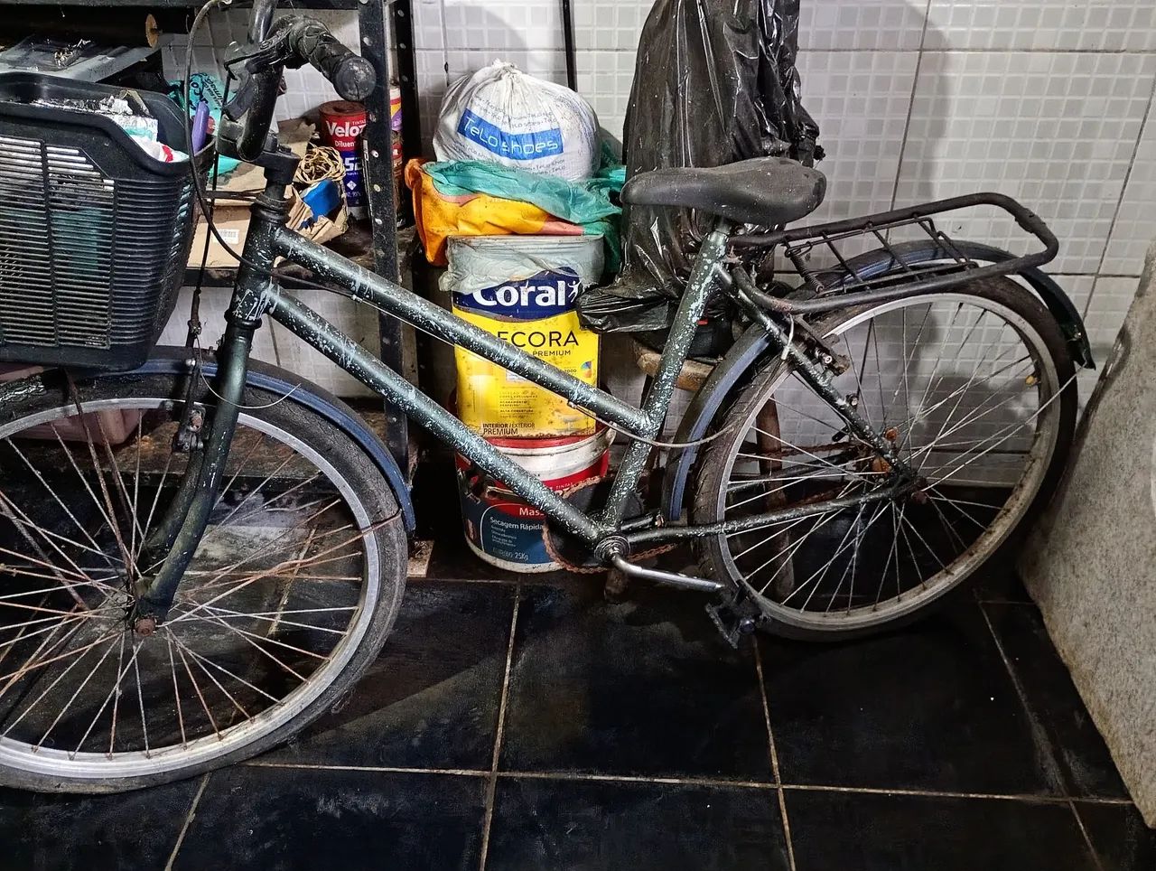 Bicicleta só estrutura tá boa  - Foto 4
