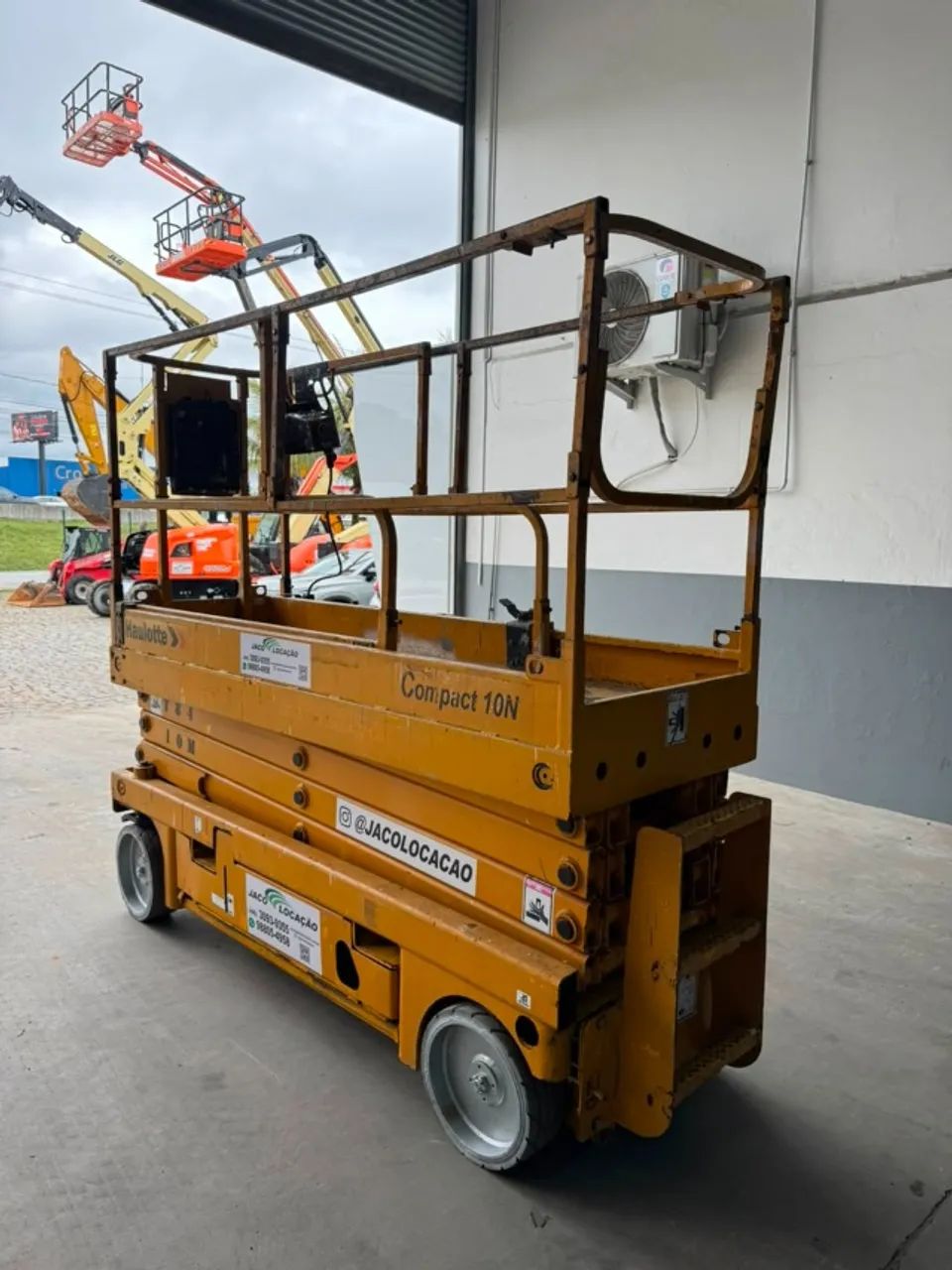 Plataforma elevatória Tesoura Haulotte Compact10N C10N 2011 - Foto 4