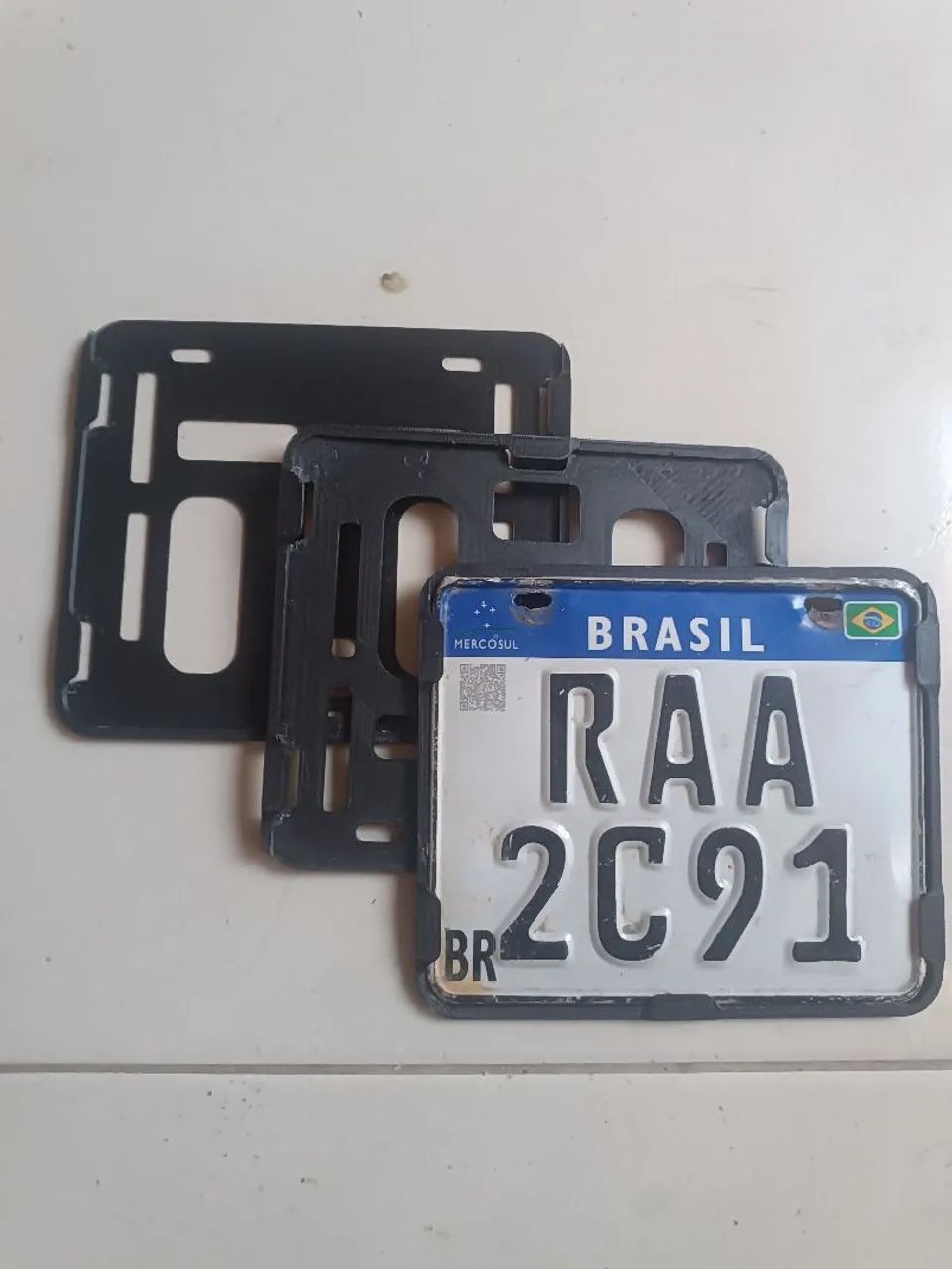 Suporte pra placa de moto