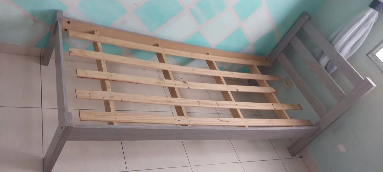 Cama de Solteiro com Colchão - Foto 4