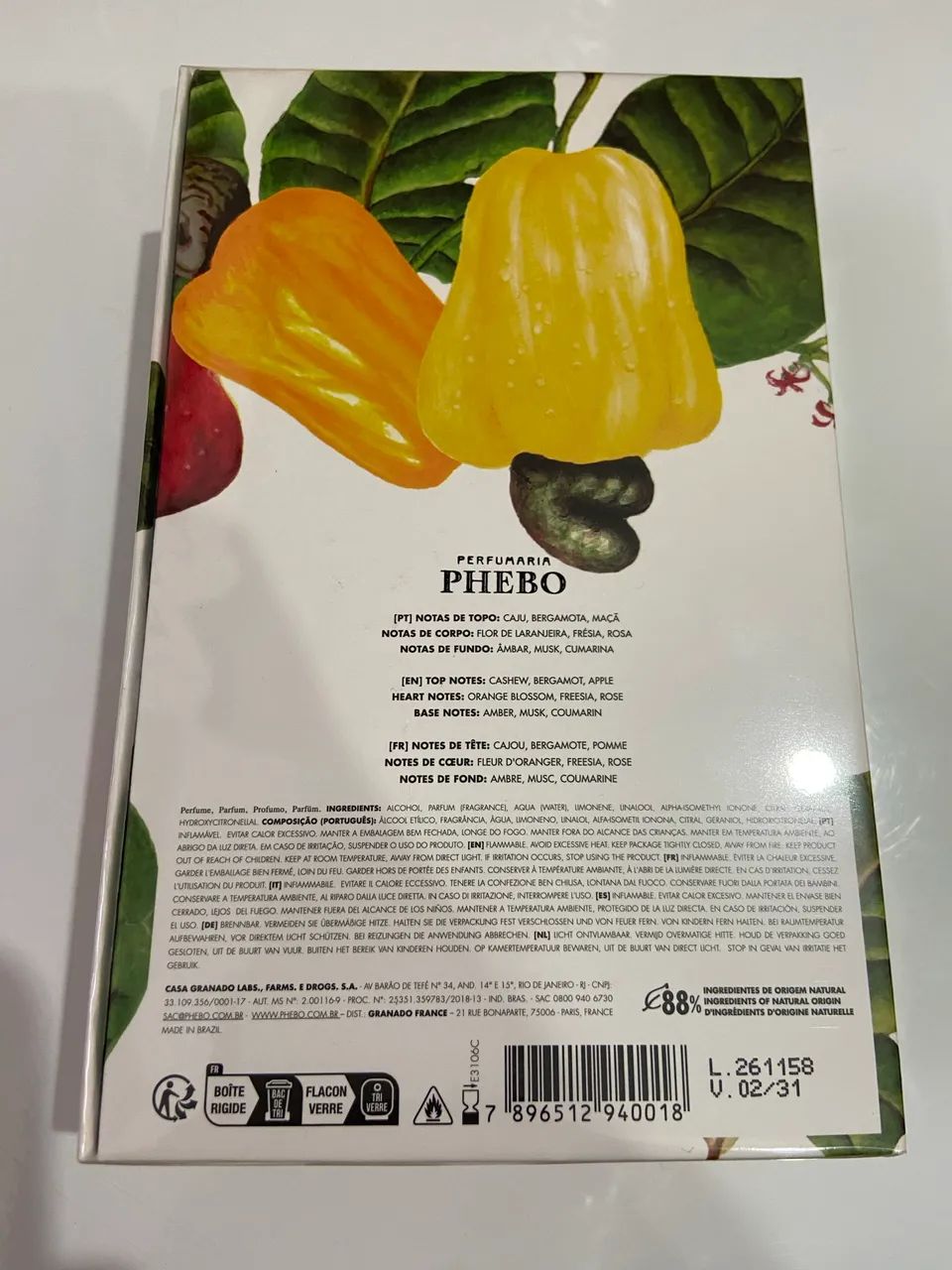 Perfume Phebo Isolda Cajueiro 100ml - Foto 2