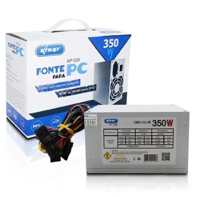 Fonte para PC Knup 350W (Nova)