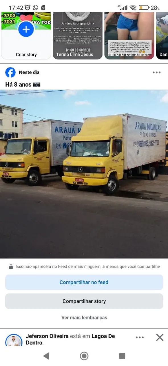 Arauá frete e mudança para Brasil.Ligue e negocie. *