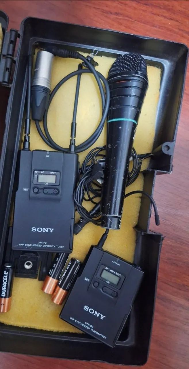 Kit Microfone Sem Fio Sony UWP Profissional