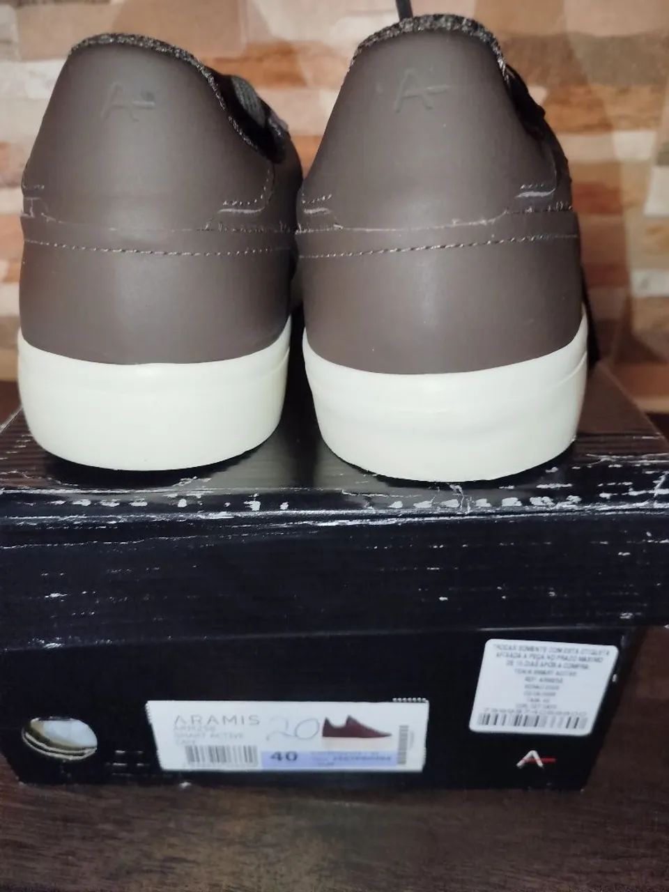 Tênis Aramis Smart Active Marrom 40 - Foto 4