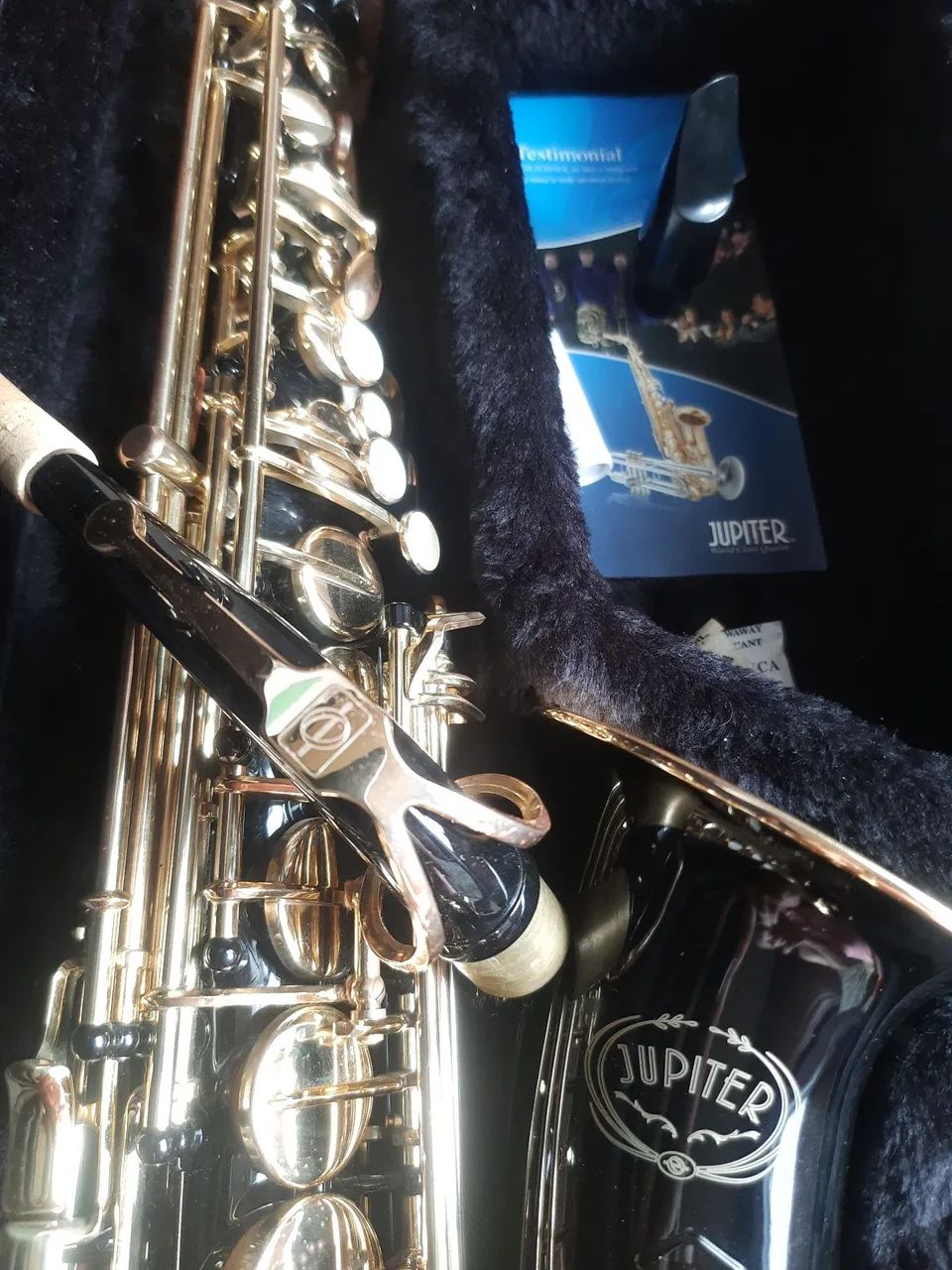 Saxofone Alto Jupiter JAS 769 (Black Nickel) -Taiwan