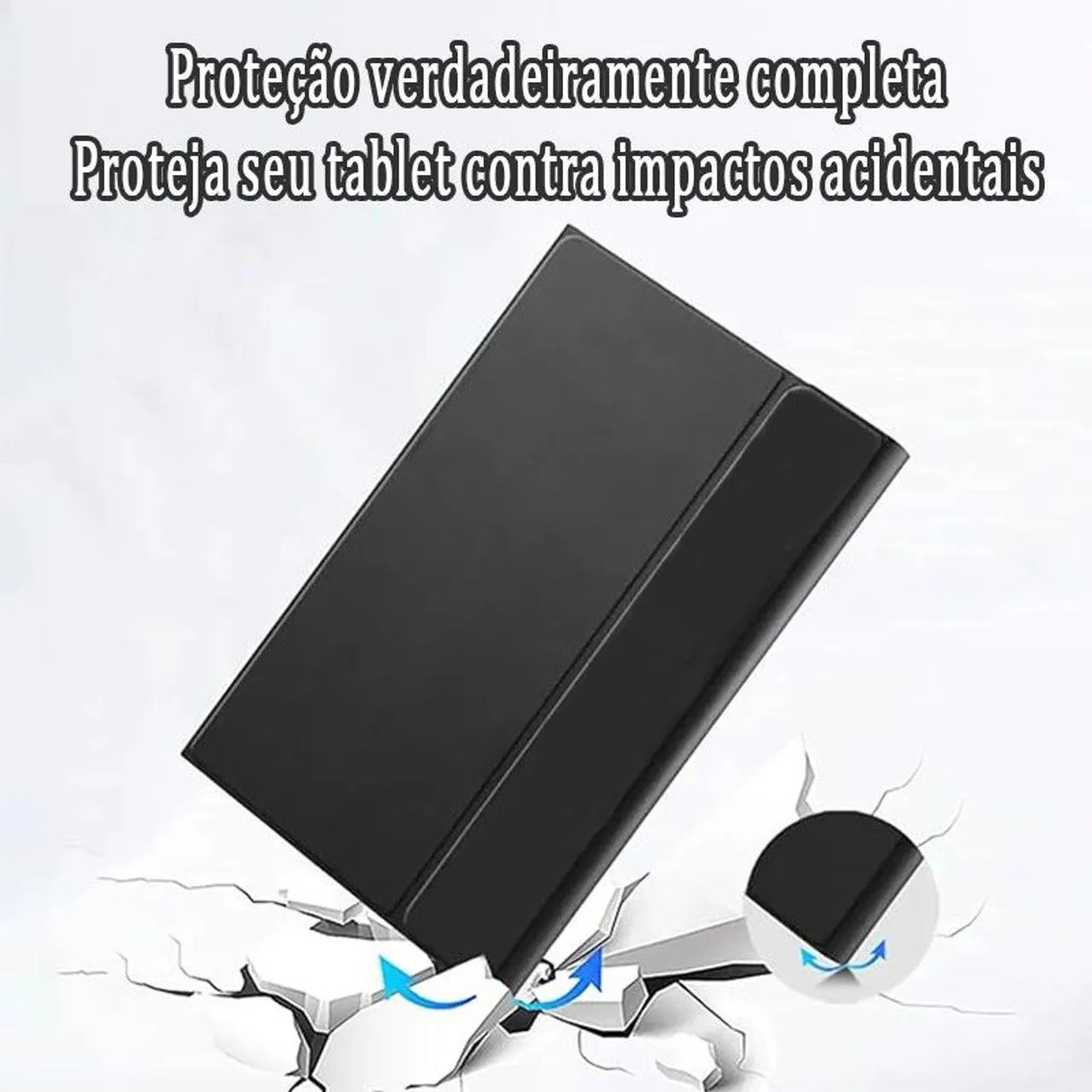 capa com teclado redmi pad  - Foto 2