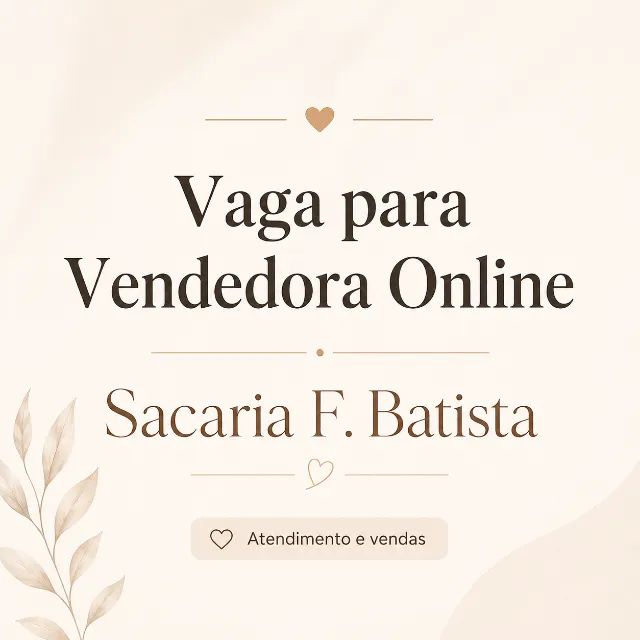 Vendedora de WhatsApp / E-commerce
