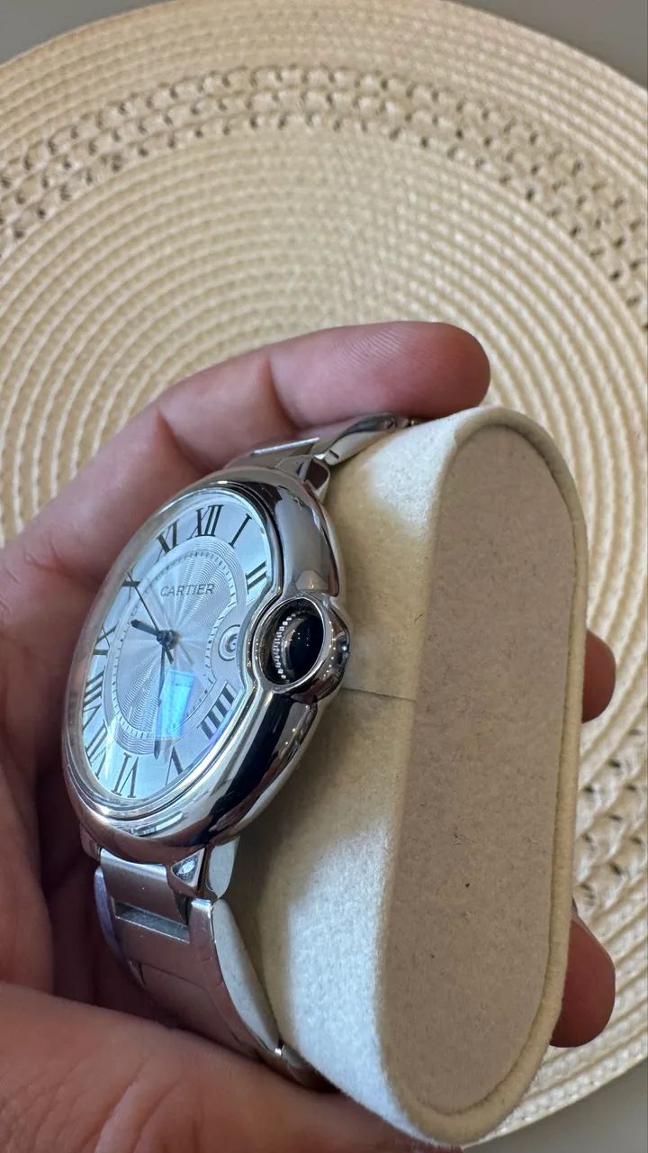 Relógio Cartier Ballon quartz clone - Foto 2