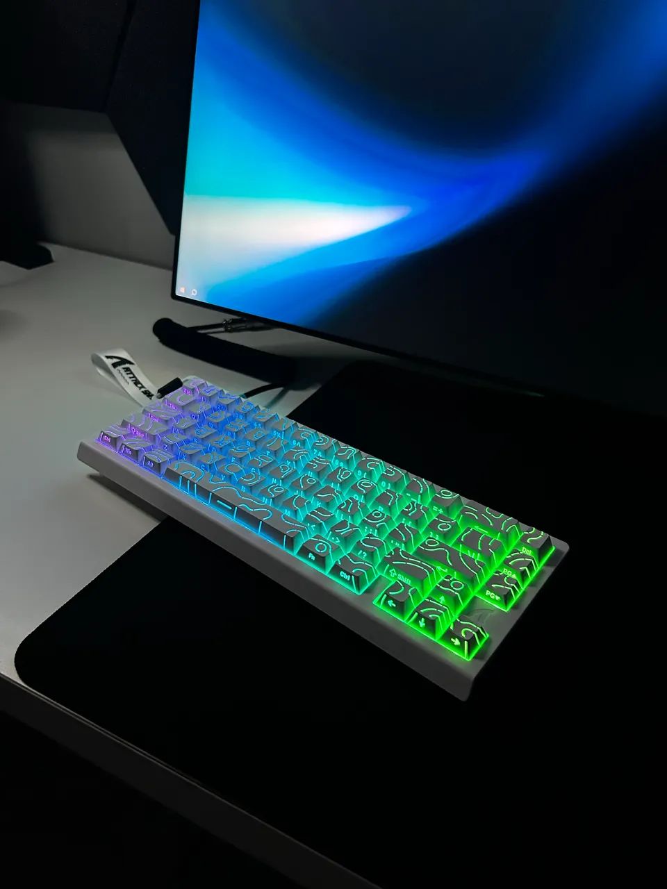 TECLADO MAGNÉTICO ATTACK SHARK X68 he (novo - Foto 5