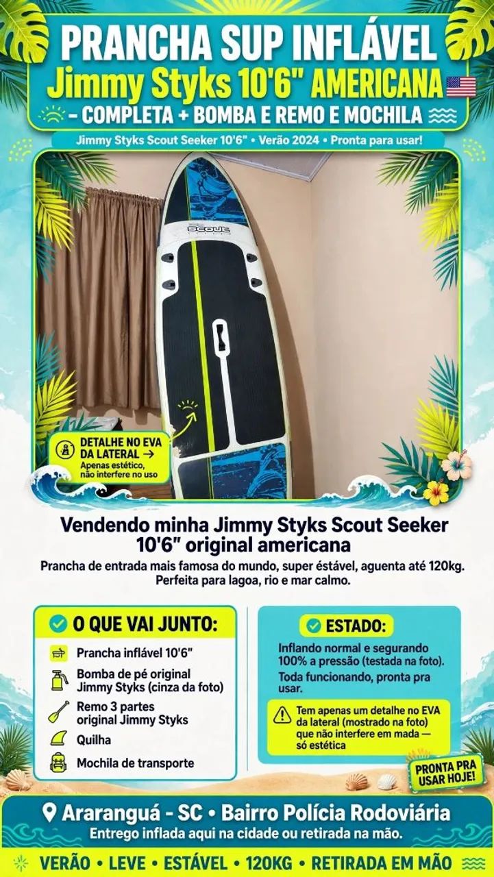 Prancha stand up paddle 