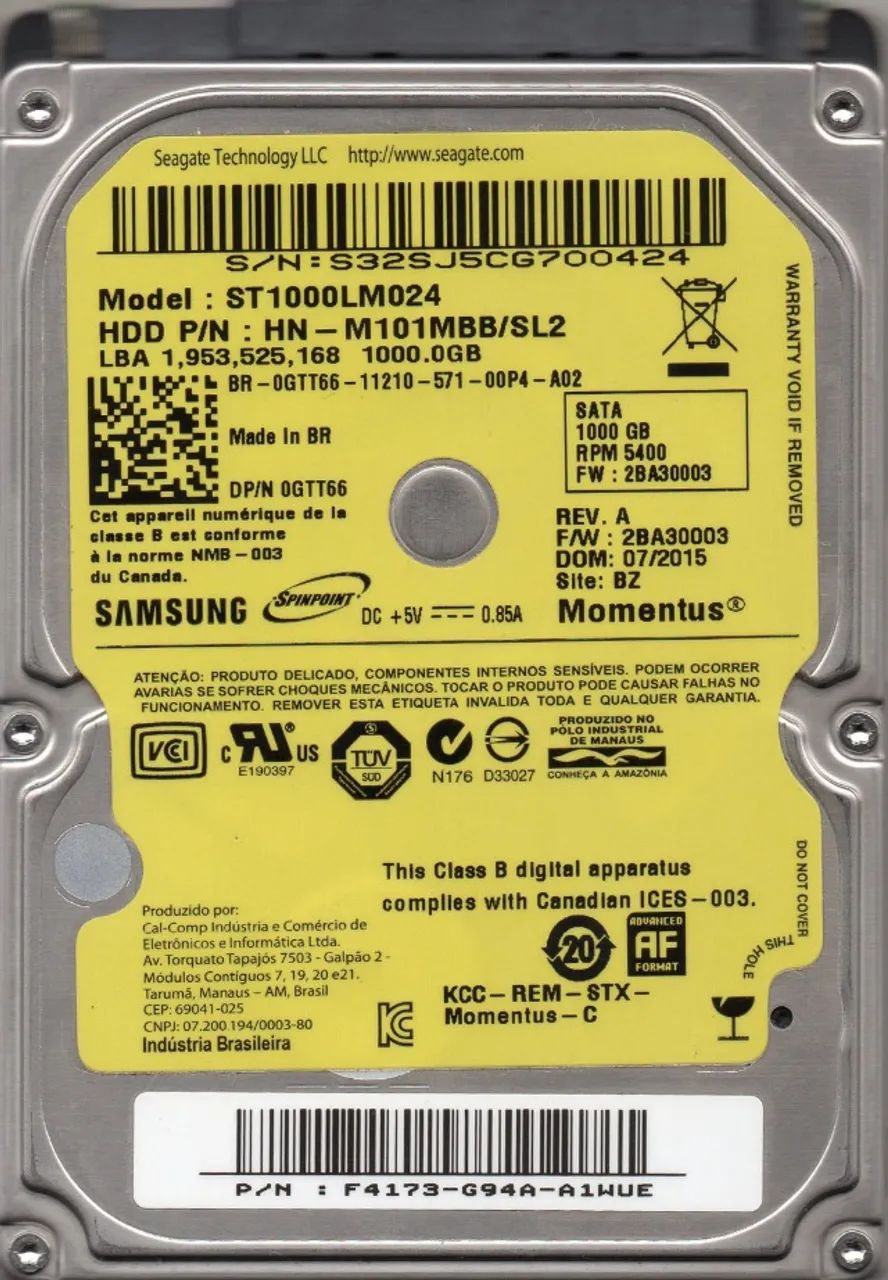 HD Samsung 1TB
