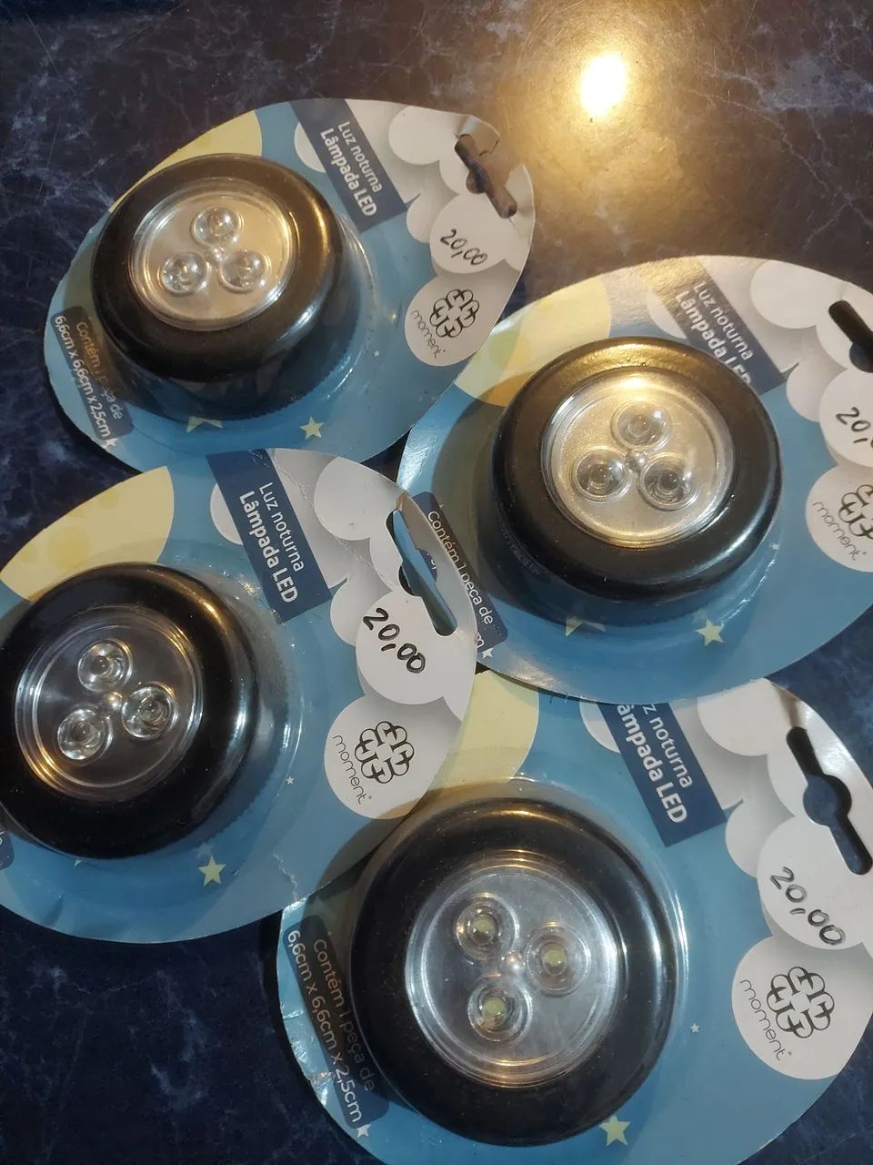 Lampada Led Pilha com dupla face