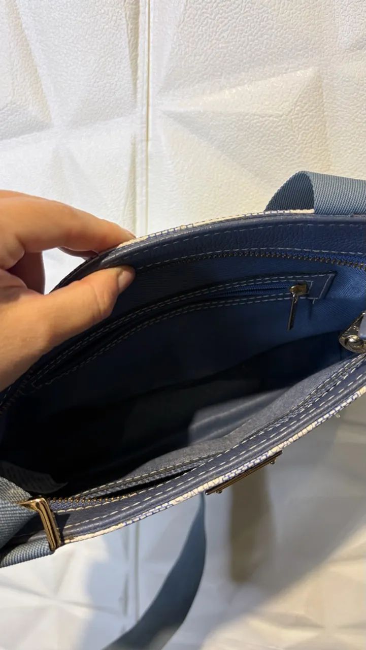 Bolsa Corello transpassada azul - Foto 4