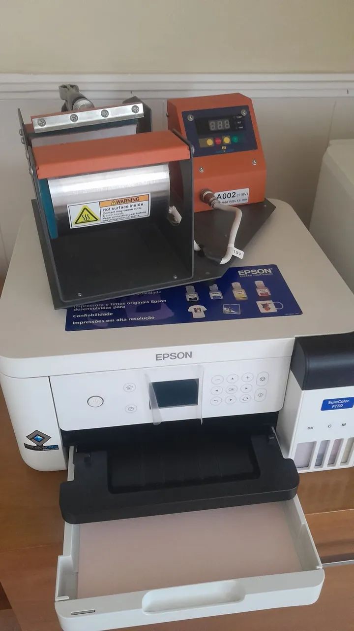 Impressora Sublimática Epson e prensa de caneca - Foto 2
