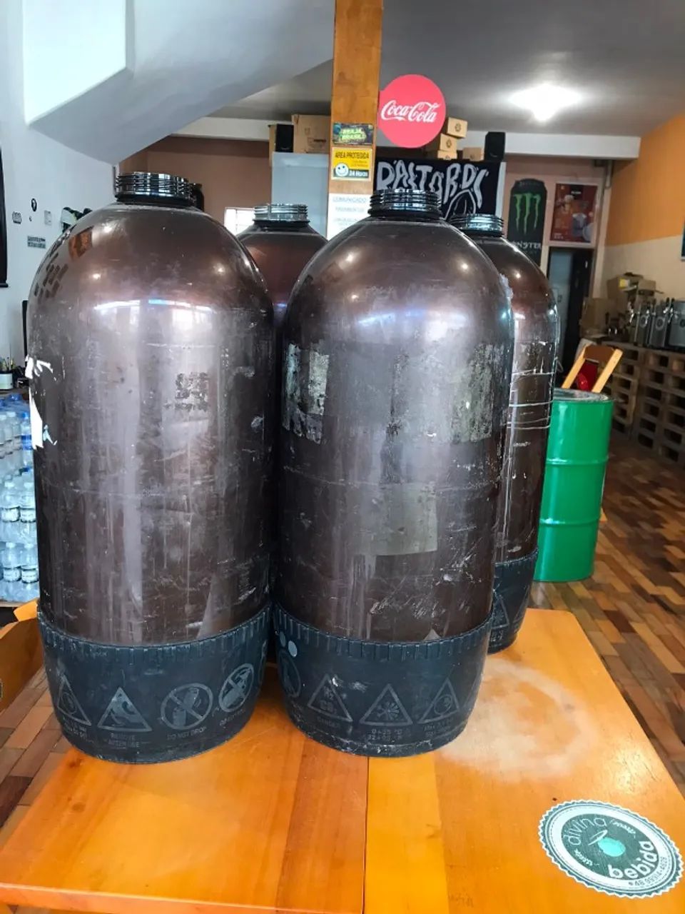 CASCO BARRIL PET 30L - USADO - SEM ALÇA E BOCAL - Foto 2