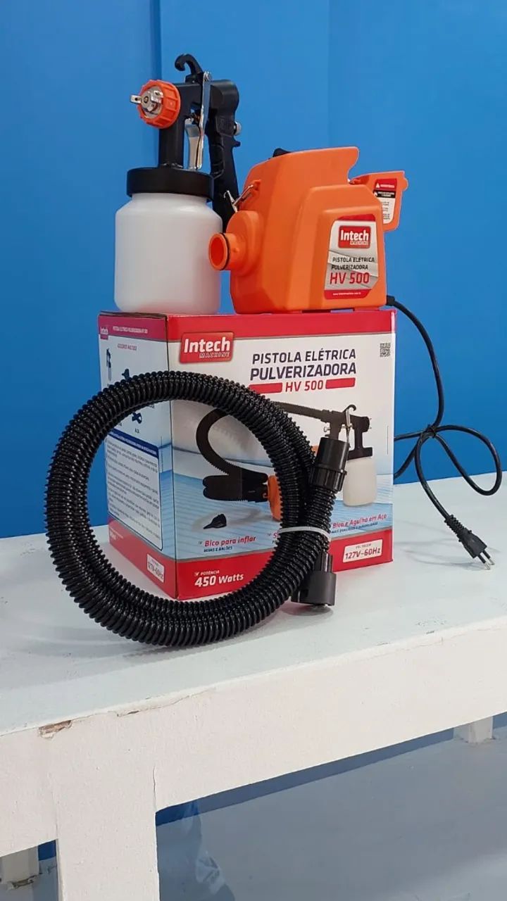 Pistola Elétrica de Pintura Pulverizadora Profissional Alta Potência - Foto 3