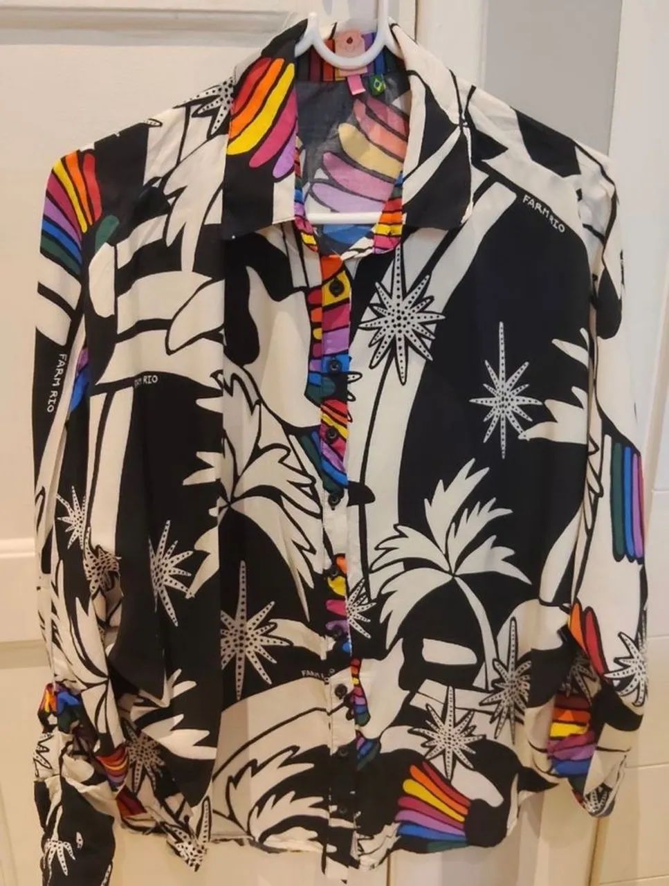 Camisa farm estampada p
