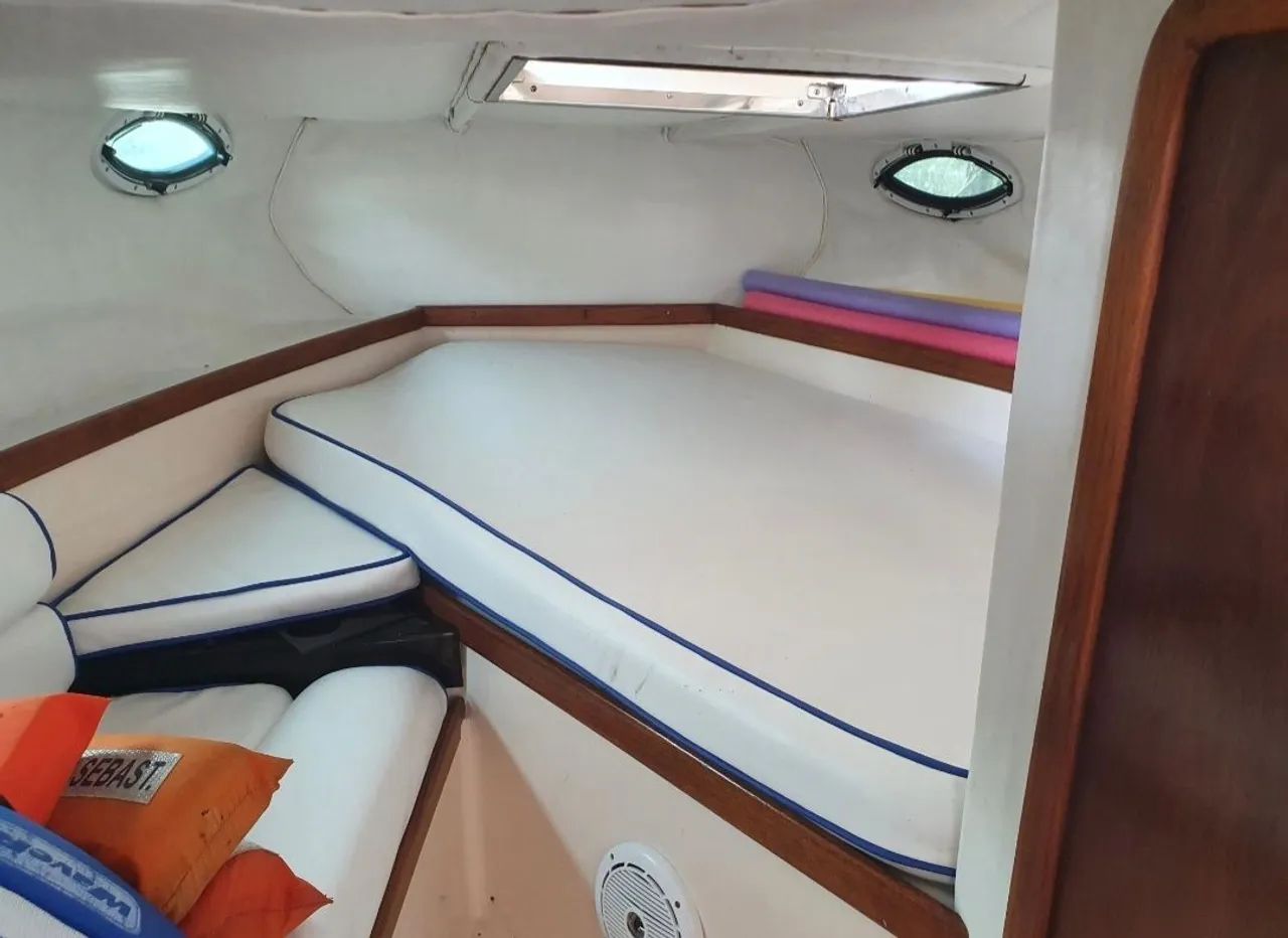 LANCHA COBRA 28 DIESEL - MOTOR VOLVO KAD42 COM APENAS 401H - DOC. OK - ACEITO TROCA<br> - Foto 6