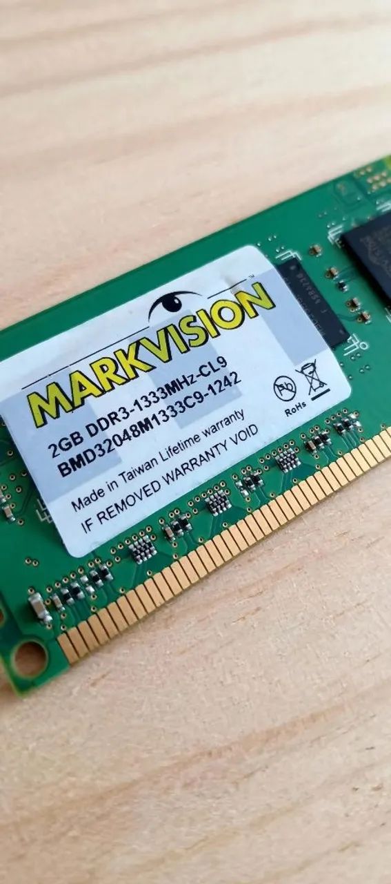 Upgrade PC - Memória RAM DDR3 2GB 1333MHz Markvision Original - Foto 3