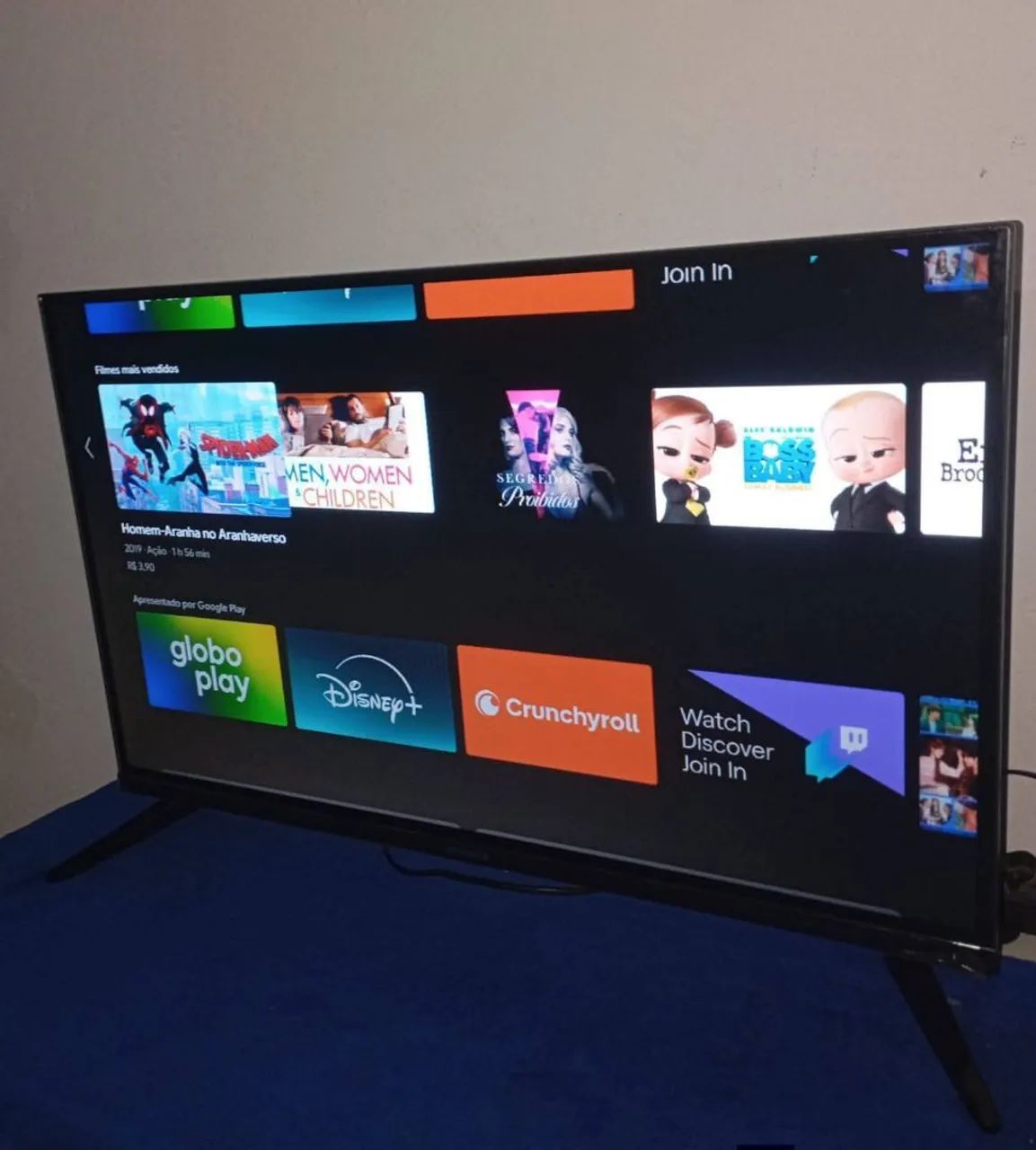 Tv 32 polegada Smart Android semi nova - Foto 3
