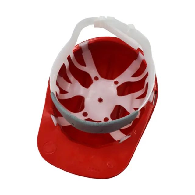 Capacete Vermelho Plastcor Aba Frontal com suspensão - Foto 2