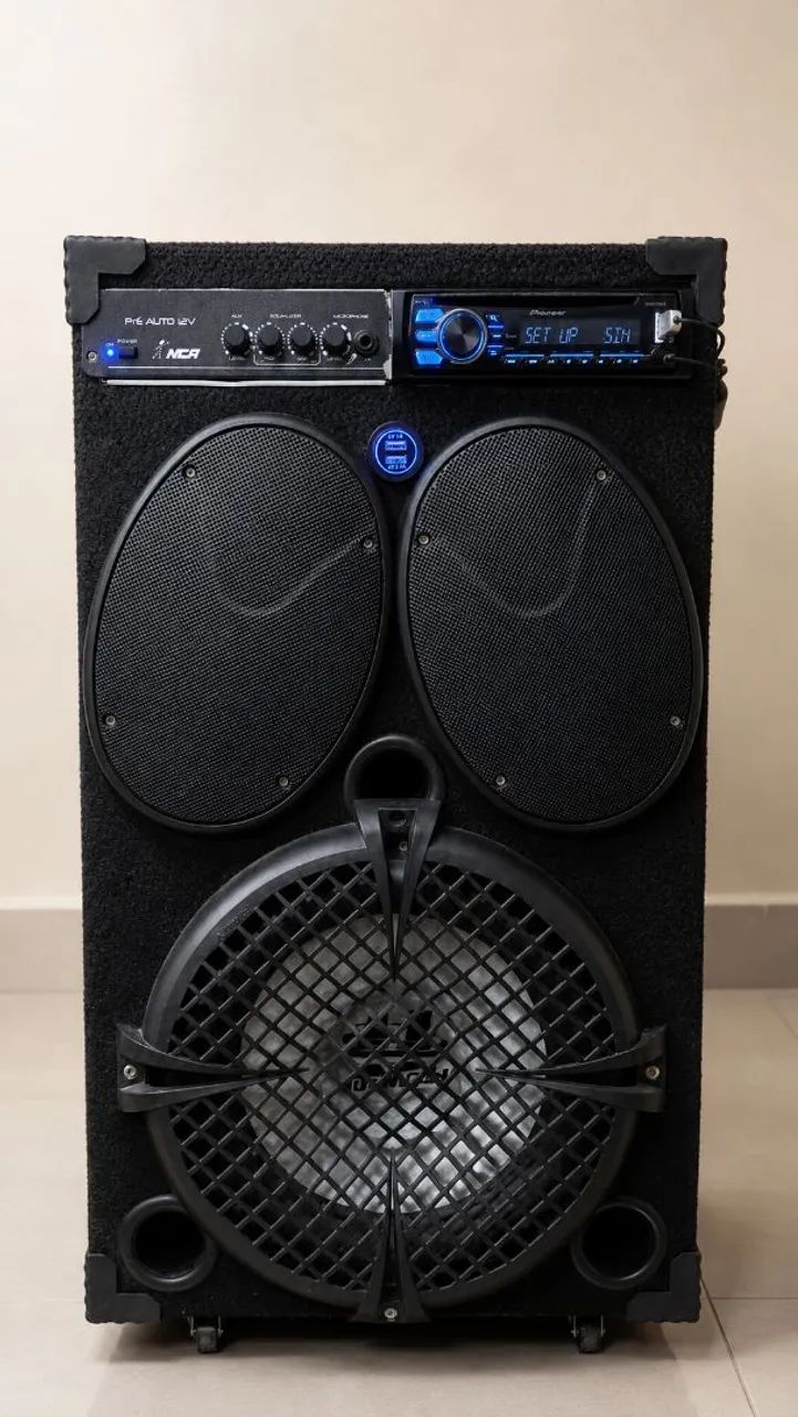 Caixa de Som Completa com Player Pioneer - Foto 2