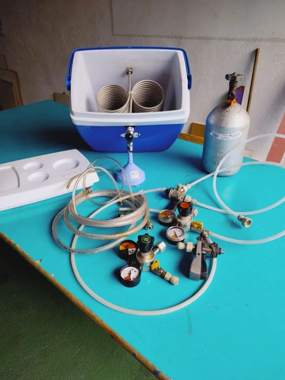 Choppeira com 3 barris completa 