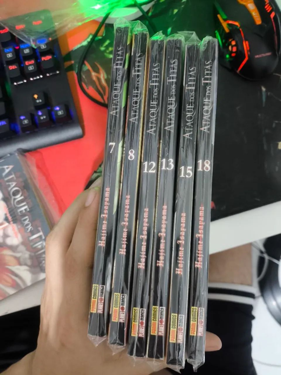 ataque dos titãs vendas unitárias