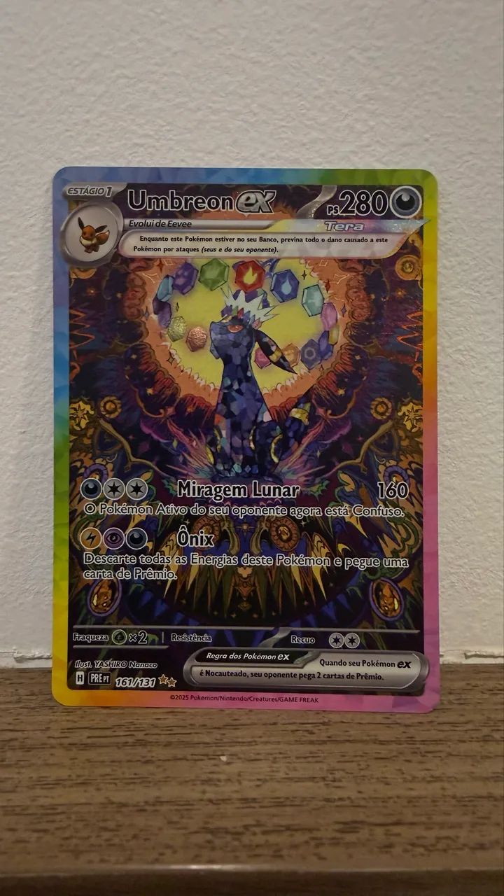CARTA POKEMON UMBREON EX