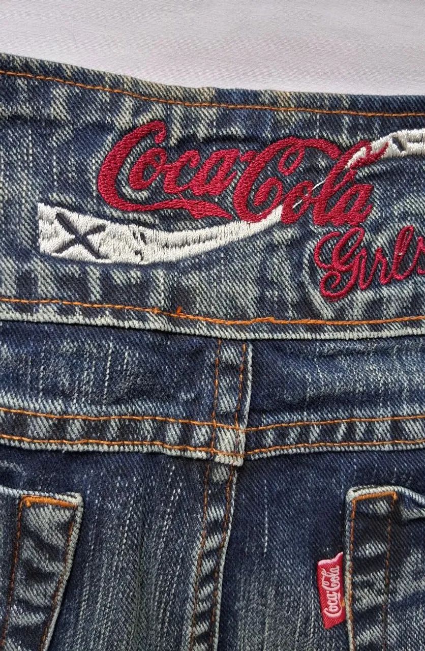 saia jeans coca cola azul Tam 34 - Foto 3