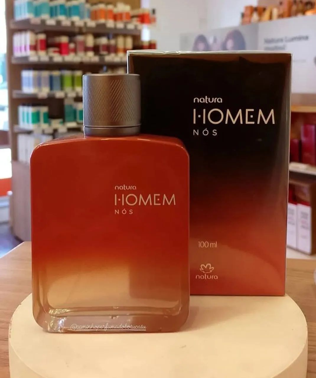 Natura homem c 20% em desconto 