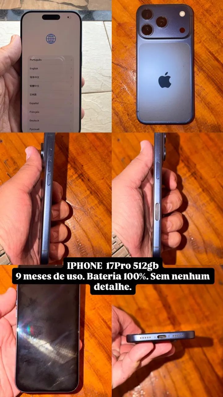 iPhone 17 Pro 512GB BATERIA 100%