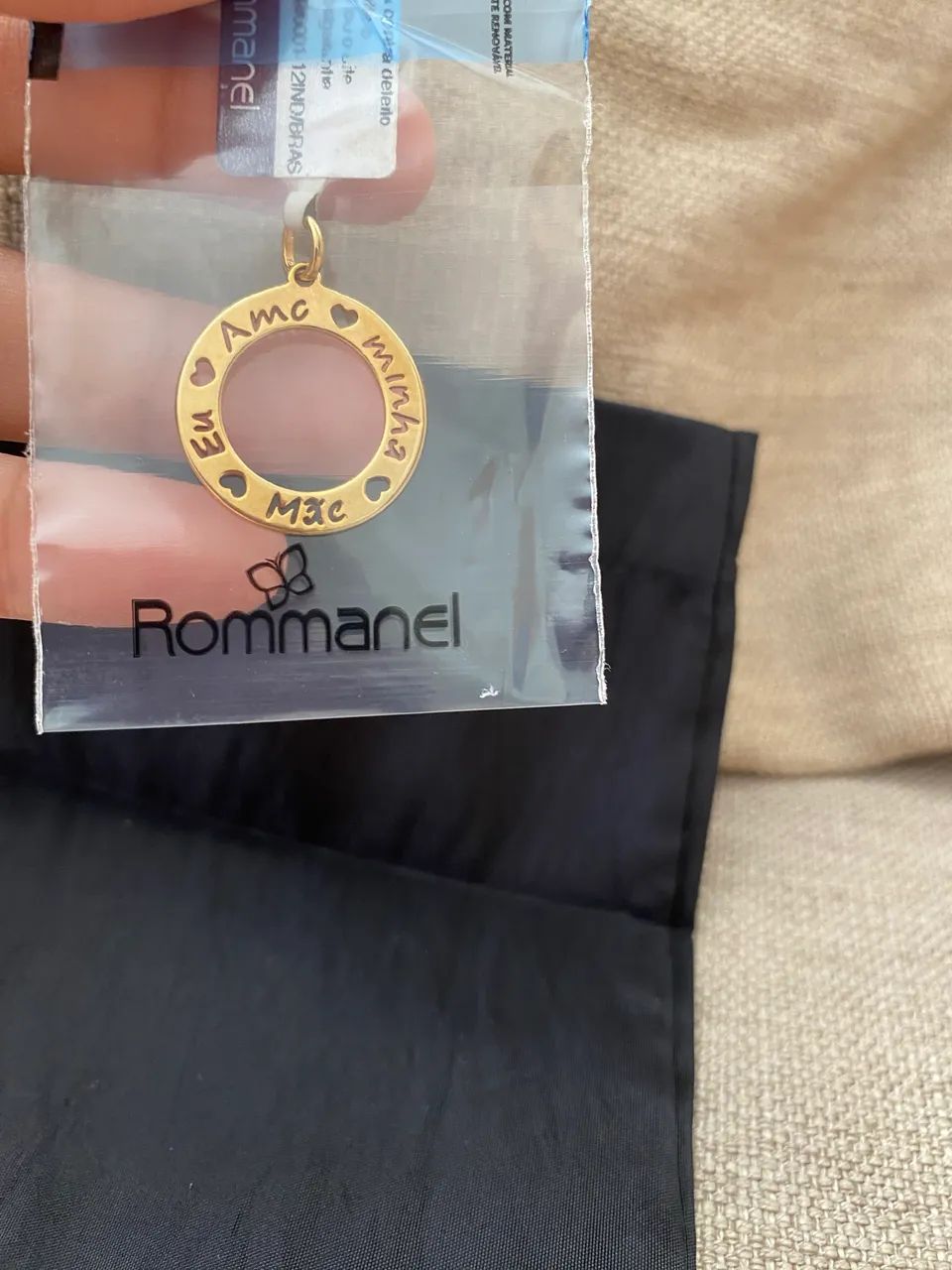 Pingente Rommanel ?Eu Amo Minha Mãe? - Foto 3
