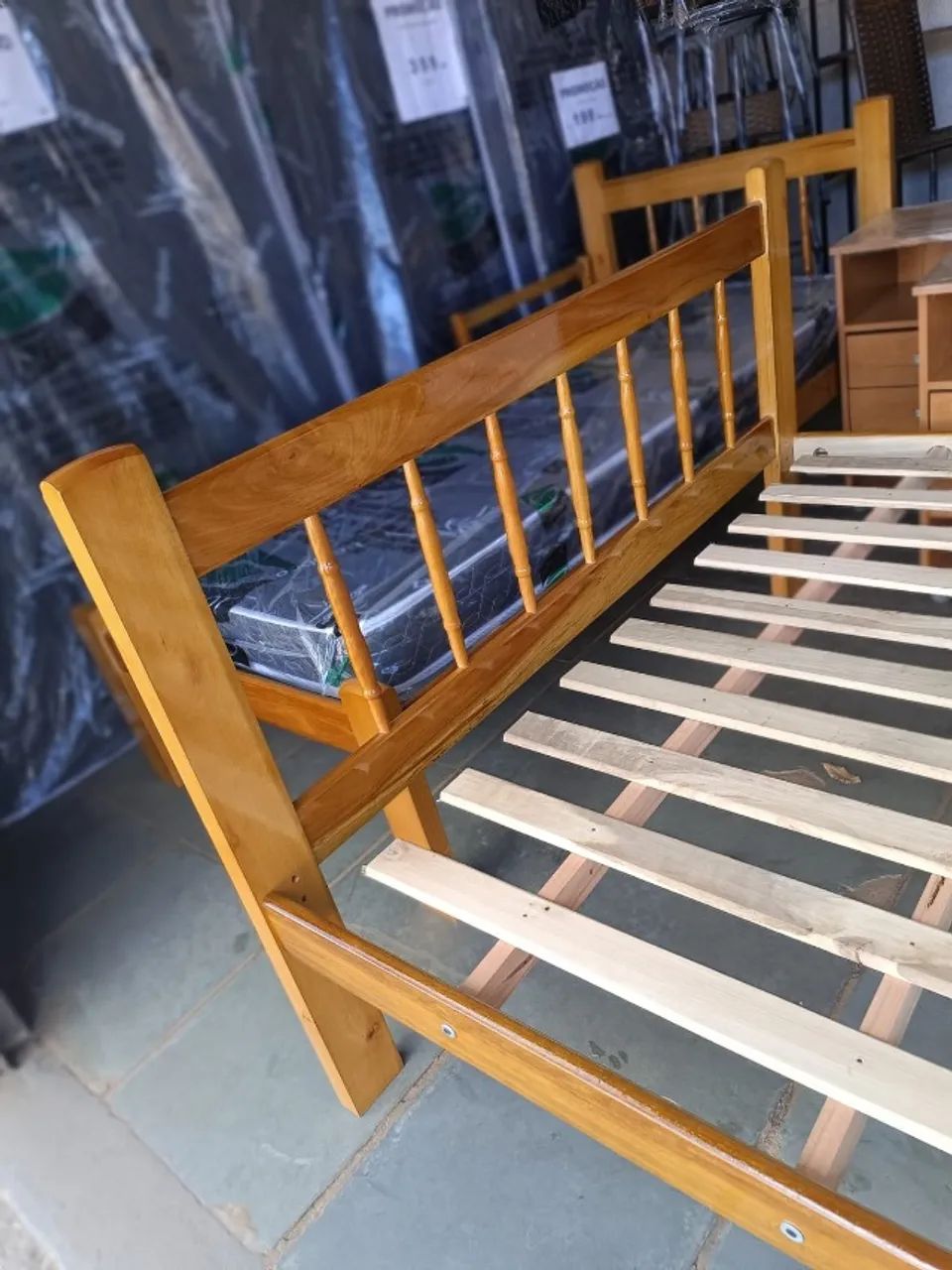 Cama de Casal de Madeira Rubin Nova, Entrego  - Foto 4
