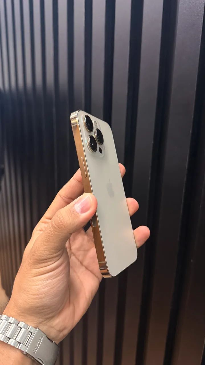 ? iPhone 13 Pro Gold 128gb 100%  - Foto 2