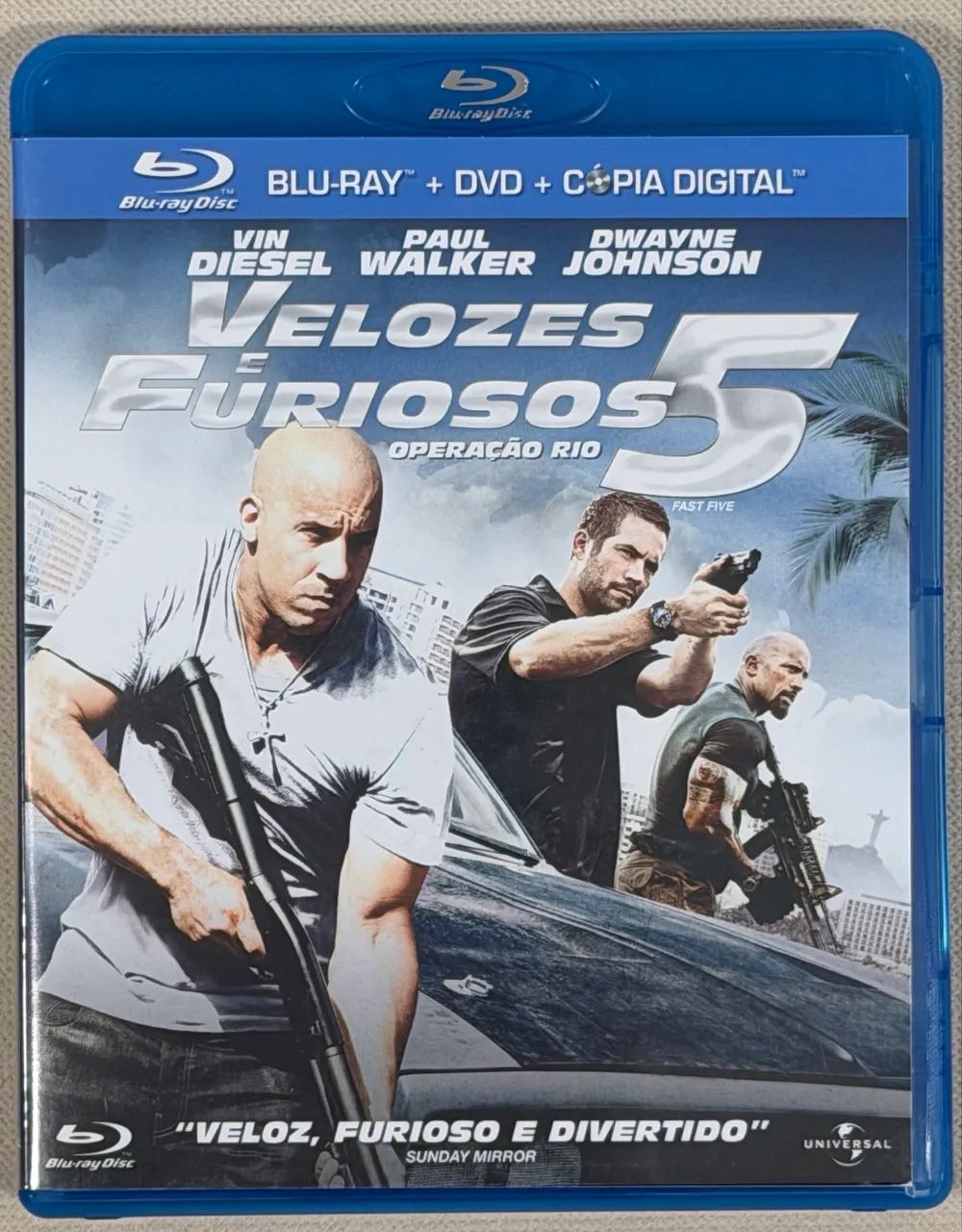 Blu-Ray Velozes e Furiosos 5 - Operação Rio (original)