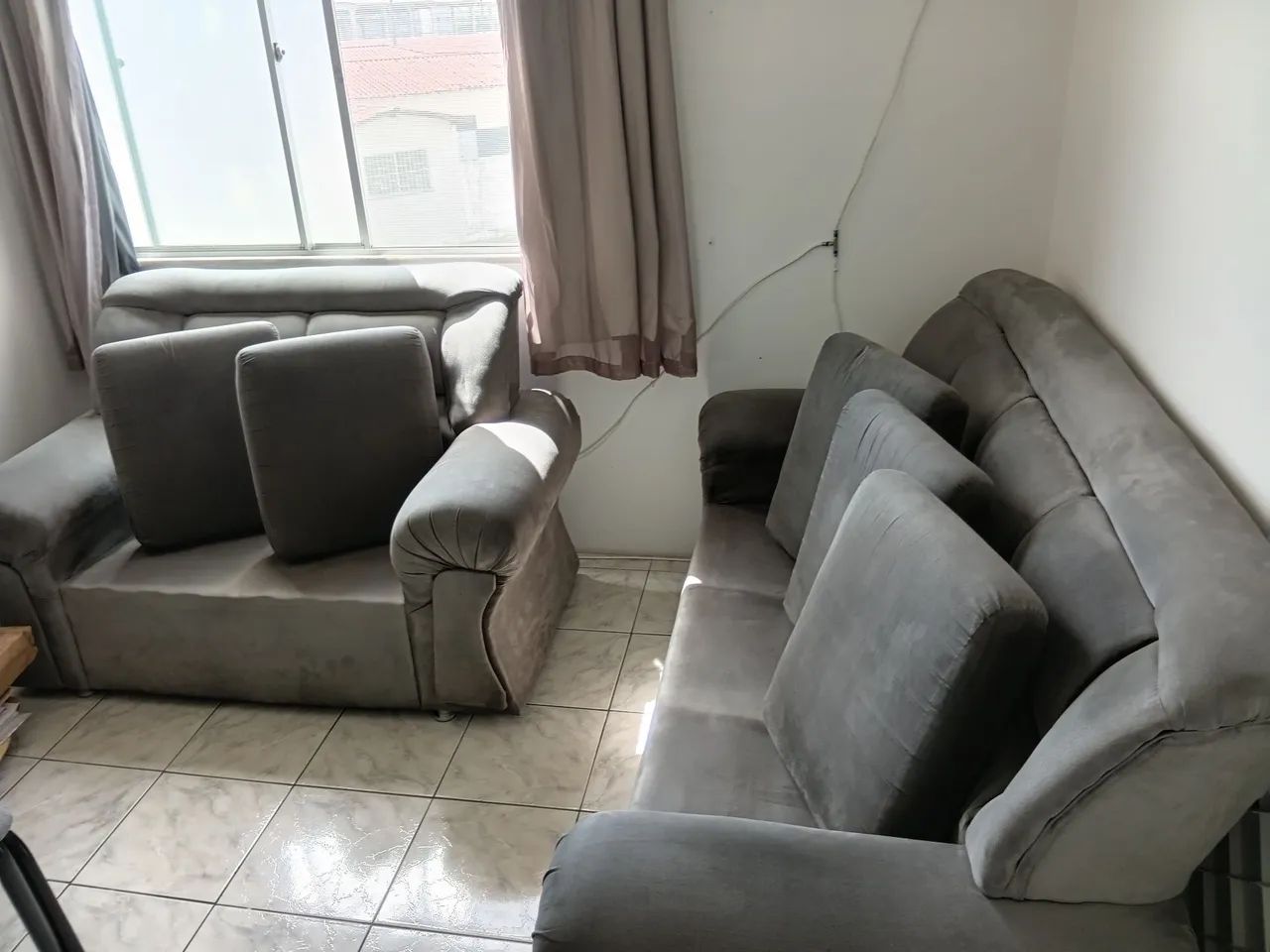 Jogo de sofá conservado e de boa qualidade  - Foto 4
