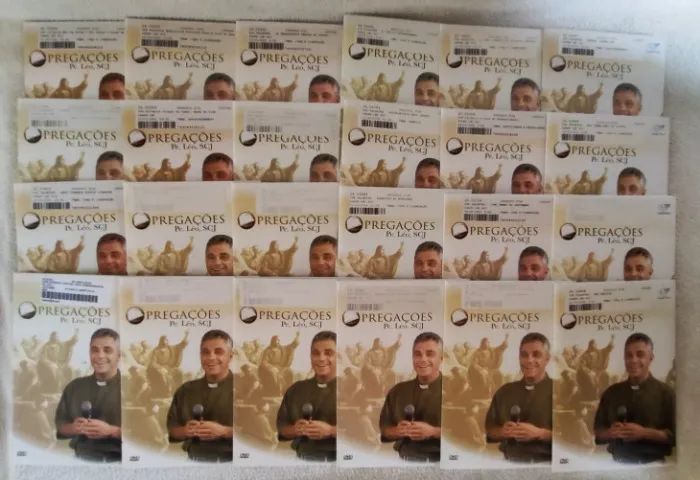 24 DVDs com Palestras e Homílias do Padre Léo - Canção Nova - Foto 2