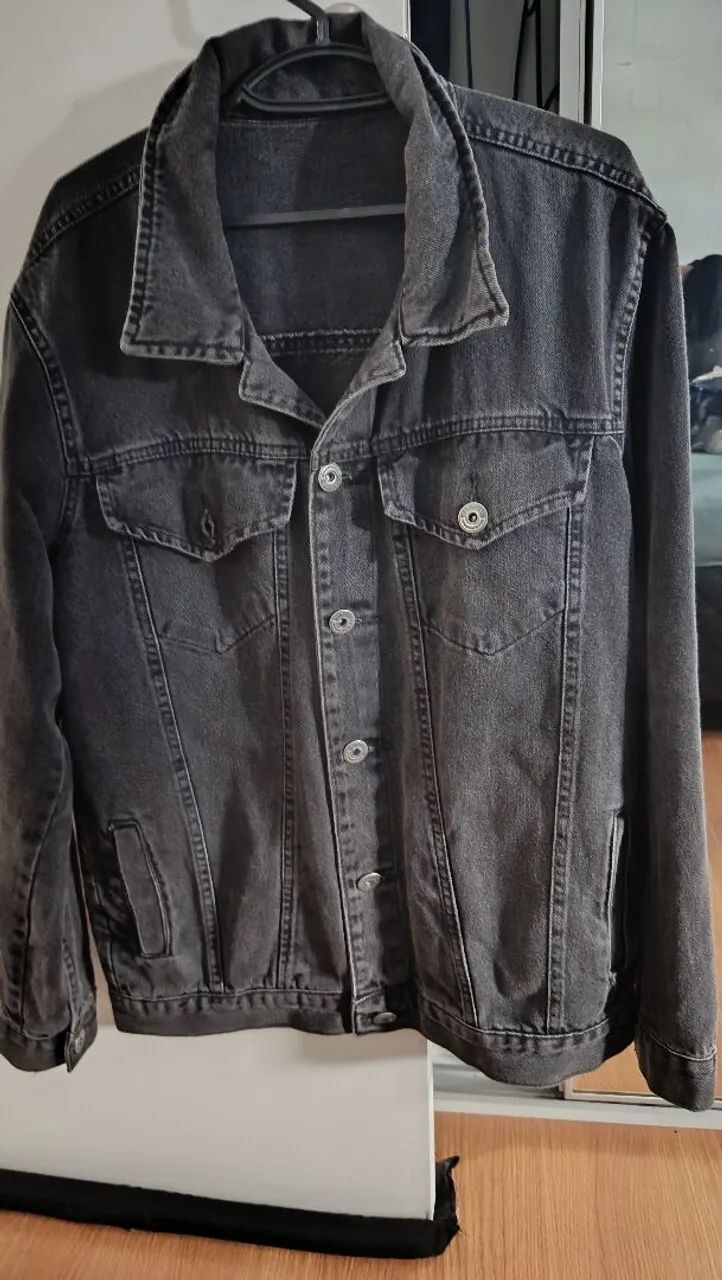Jaqueta jeans Heavy Metal, customizada Saxon - Foto 4