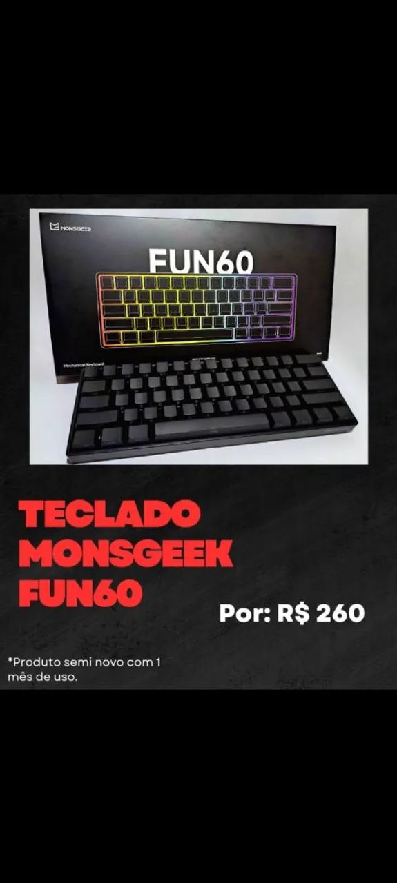 Teclado Monsgekk Akko Fun 60