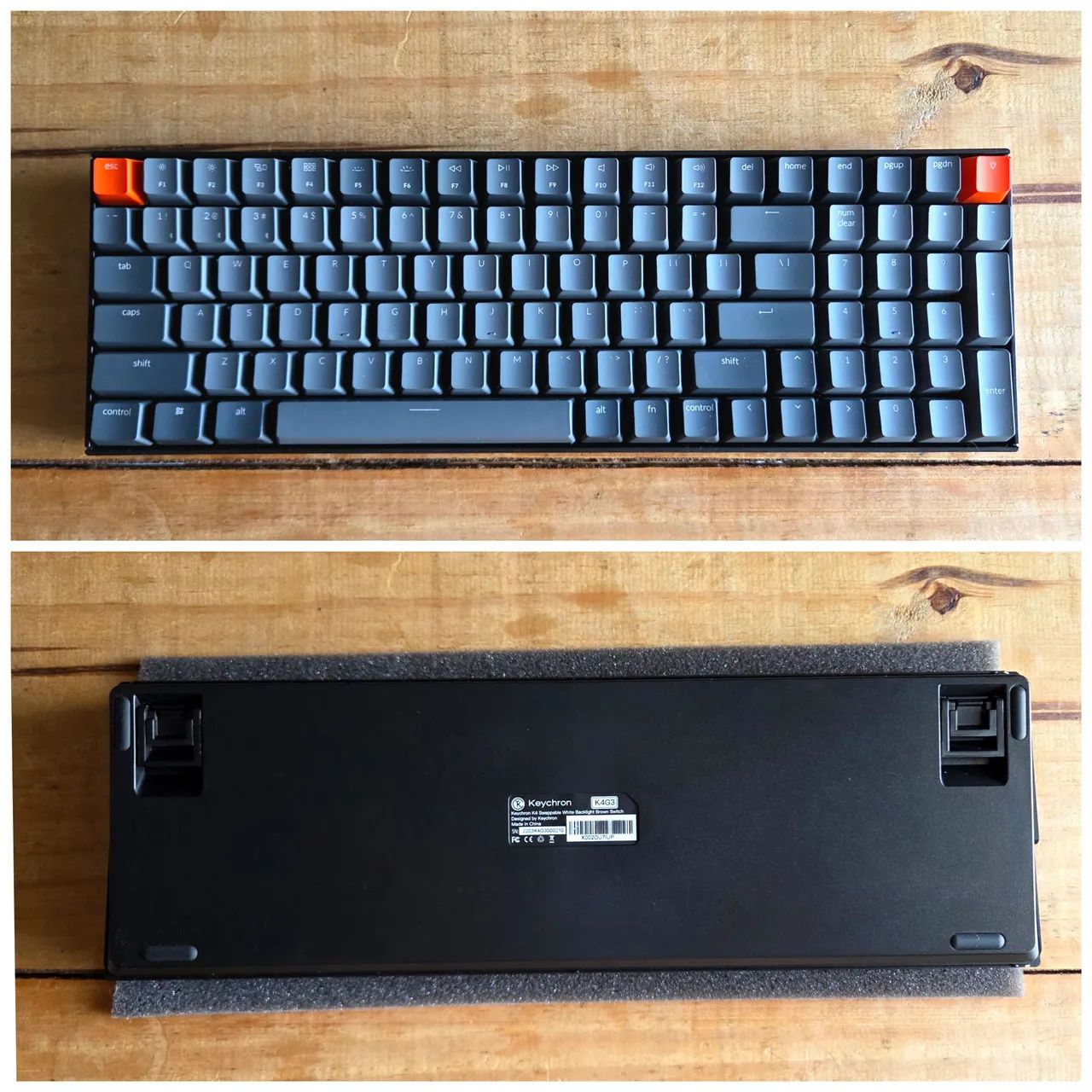 Teclado Keychron K4 Versão 2 Retroiluminado luz branca - Foto 4