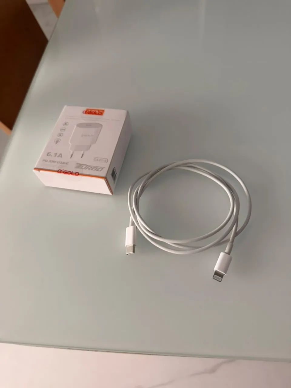 carregador iphone original ( cabo )