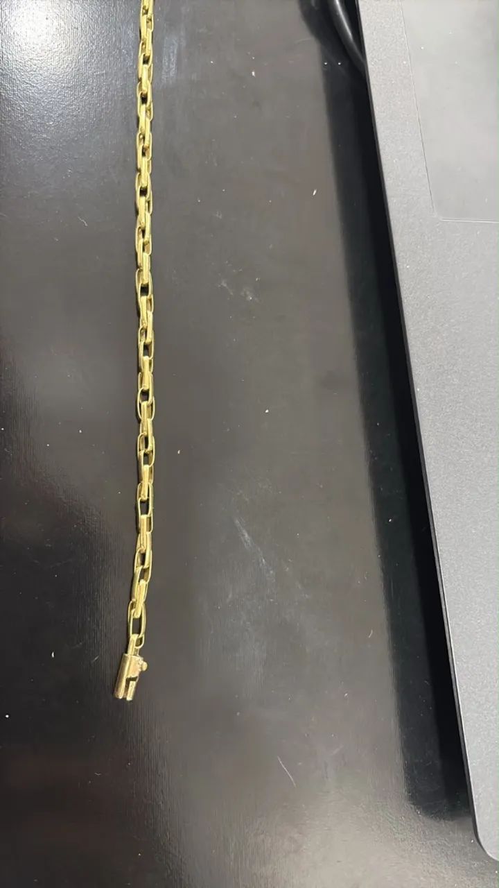 Pulseira em ouro 18k. 10g maciça  - Foto 3