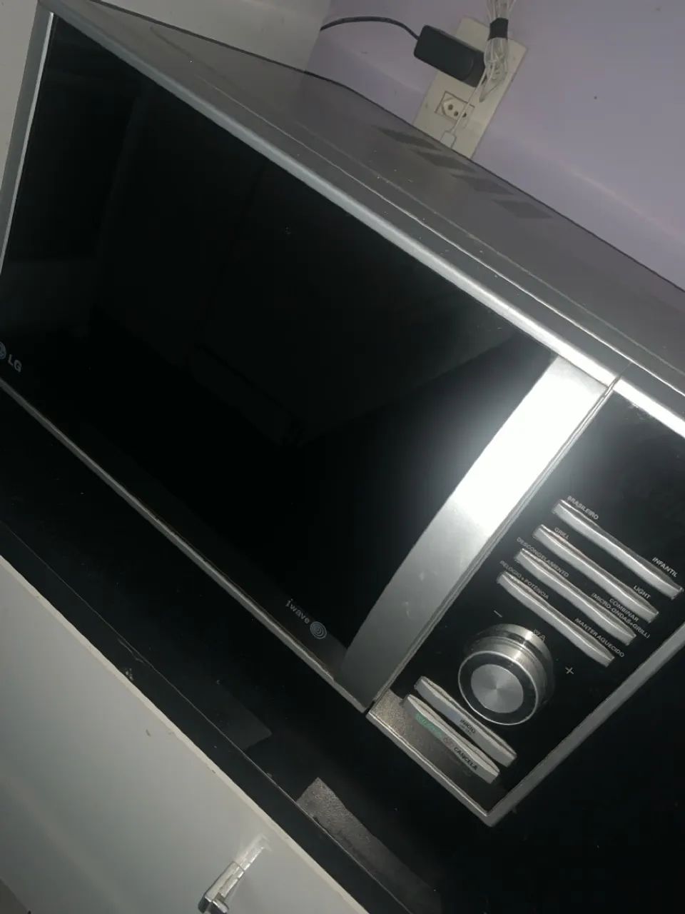 Microondas LG inox prata
