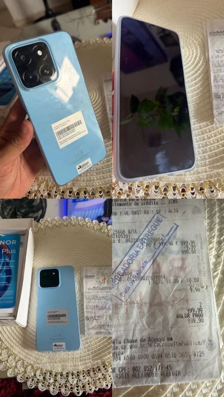 Vendo celular com nota